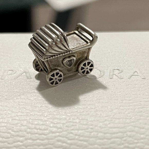 PANDORA Baby's Stroller Charm - Picture 3 of 3